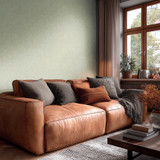 RW7792015A Green Textured Plain Wallpaper