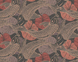 RW6671  Koi Fish Wallpaper