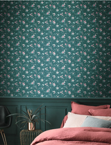 T0574RT Floral wallpaper