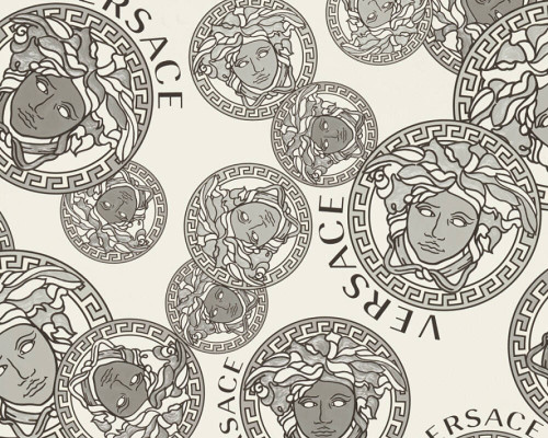 RW64386102A Versace Medusa Head Logo Wallpaper