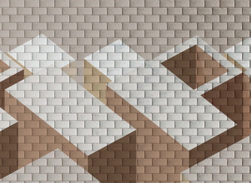 Geometric Brick Edition 2 Mural