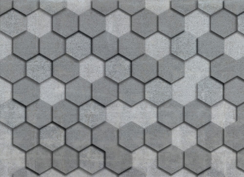 Hexagon 3 Mural