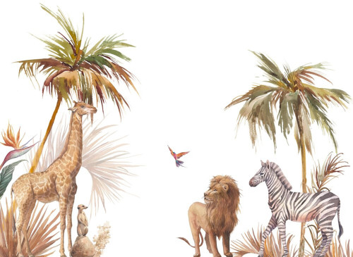 Safari Party Mural