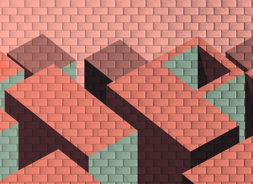 Brick Design Mural