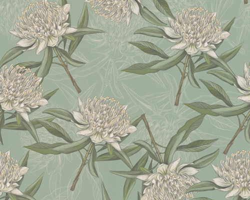 RW94322A Floral Wallpaper