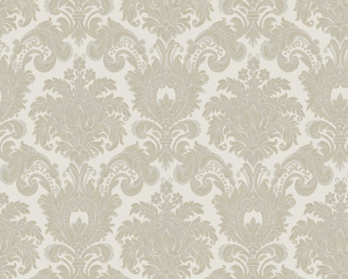 RW733323P Damask leaf wallpaper