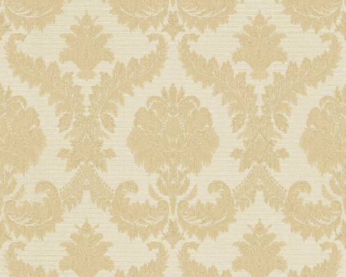 RW733332P Damask leaf wallpaper