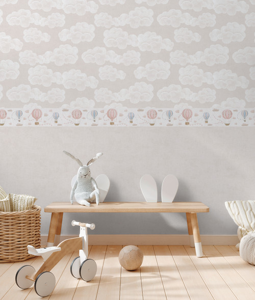 RW3786961A Beige Cloud  Wallpaper
