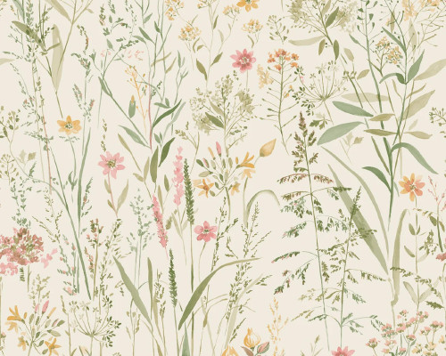 Free Flower Neutral Wallpaper RW7A74501G Free Flower Neutral Wallpaper RW7A74501G