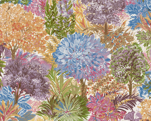 RW7A78601G Colourful Trees Wallpaper