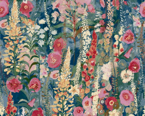 RW774602G Colourful Meadow Wallpaper