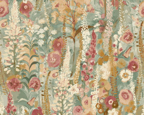 RW7A74603G Green Meadow Wallpaper