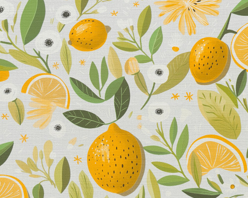 RW3791691A Lemon Wallpaper