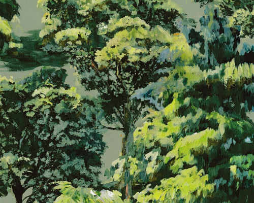 RW3791877A Green Tree Wallpaper