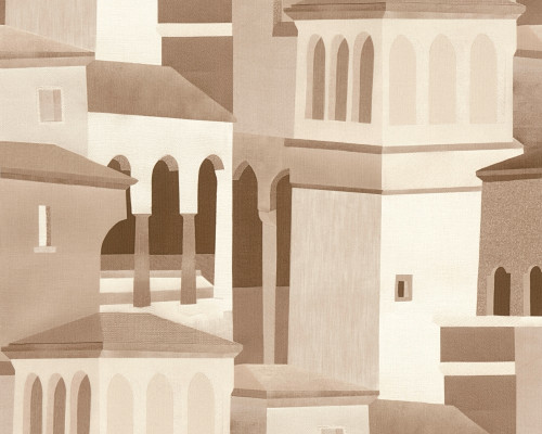 RW3791869A Rooftop Wallpaper