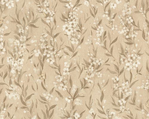 RY5252 Beige Cherry Blossom Wallpaper