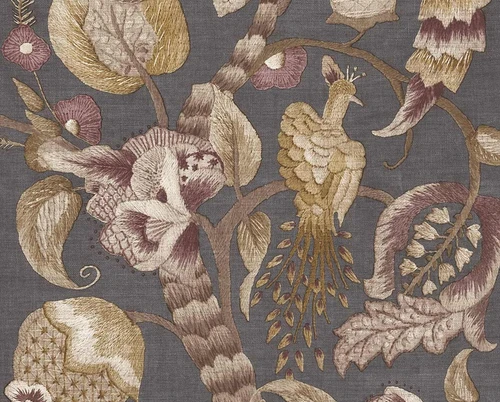 RW75809P Green Peacock Wallpaper