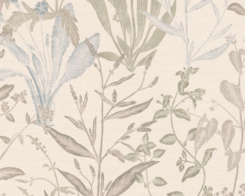 RW7790091A Cream & Beige Botanical Wallpaper