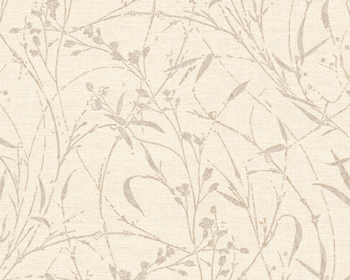 RW7790042A Cream Meadow Grasses Wallpaper