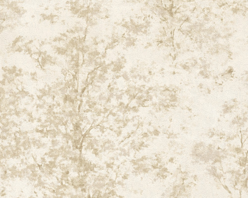 RW7792003A Beige Tree Wallpaper