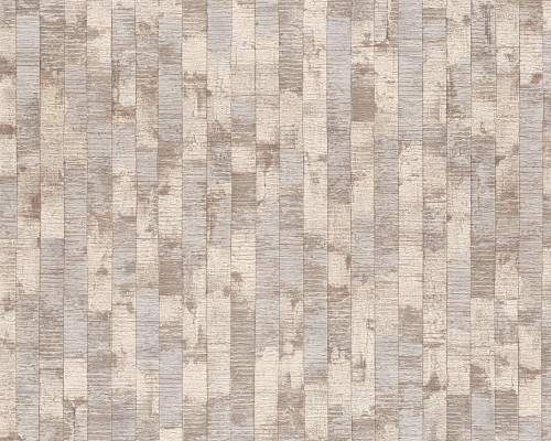 RW7790081A Beige Reclaimed Wood Effect Wallpaper