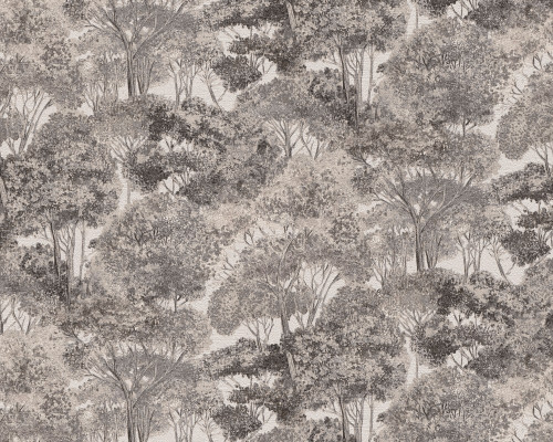 RW7792274A Brown Woodland Tree Wallpaper