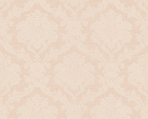 RW97723P Peach Damask Wallpaper