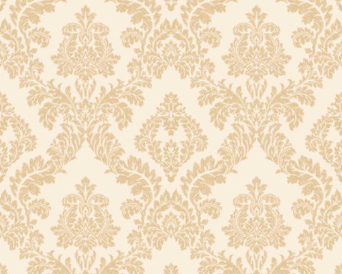 RW97742P Gold Damask Wallpaper