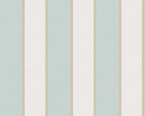RW97756P Blue and Grey stripe Wallpaper