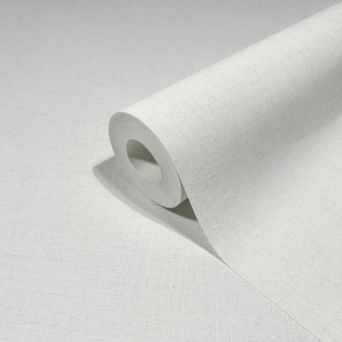 RW733390M Off White Linen Effect Wallpaper
