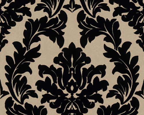 Amazon.com: Home Decoration Luxury Classic Damask Wallpaper Black Velvet  Non-Woven Wallpaper (SE48305) : Everything Else