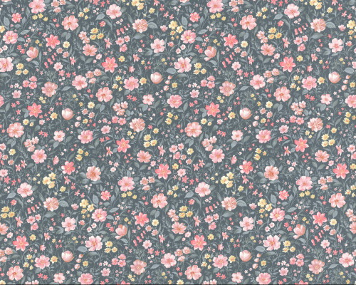T0546RT Floral wallpaper