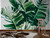 Green Palm Leaves 2 Mural