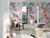 RW91951A Floral Repeatable Mural