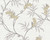 RW733301P Floral pattern on luxurious textured wallpaper