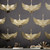 RW734532M Black and Gold Crane Wallpaper