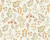 RW7A80102G Green & Gold Floral Wallpaper