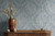 RW3790491A Blue Damask Wallpaper