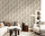 RW75810P Beige Palm Leaf Wallpaper