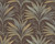 RW75819P Chocolate Brown Palm Leaf Wallpaper
