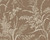 RW7A84304G Brown Meadow Leaf Wallpaper