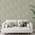 RW7A84302G Green Meadow Leaf Wallpaper
