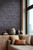 RW7790011A Midnight Blue Zen branches Wallpaper