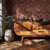 RW7790193A Red and Gold Damask Wallpaper