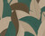 RW7790392A Teal Cream & Brown Large Leaf Wallpaper