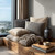 RW7791122A Grey Basketweave Effect Wallpaper