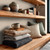 RW7791123A Greige Basketweave Effect Wallpaper