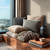 RW7791123A Greige Basketweave Effect Wallpaper