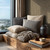RW7791124A Beige, Grey & Black Basketweave Effect Wallpaper