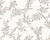 RW97701P White and Grey Botanical Motif Wallpaper